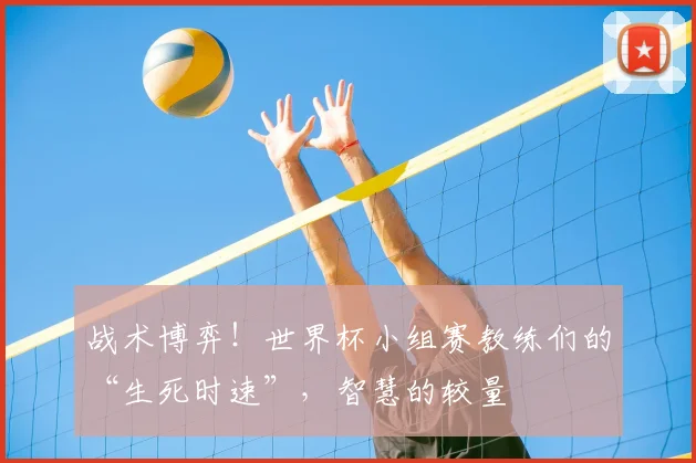 战术博弈!世界杯小组赛教练们的“生死时速”,智慧的较量
